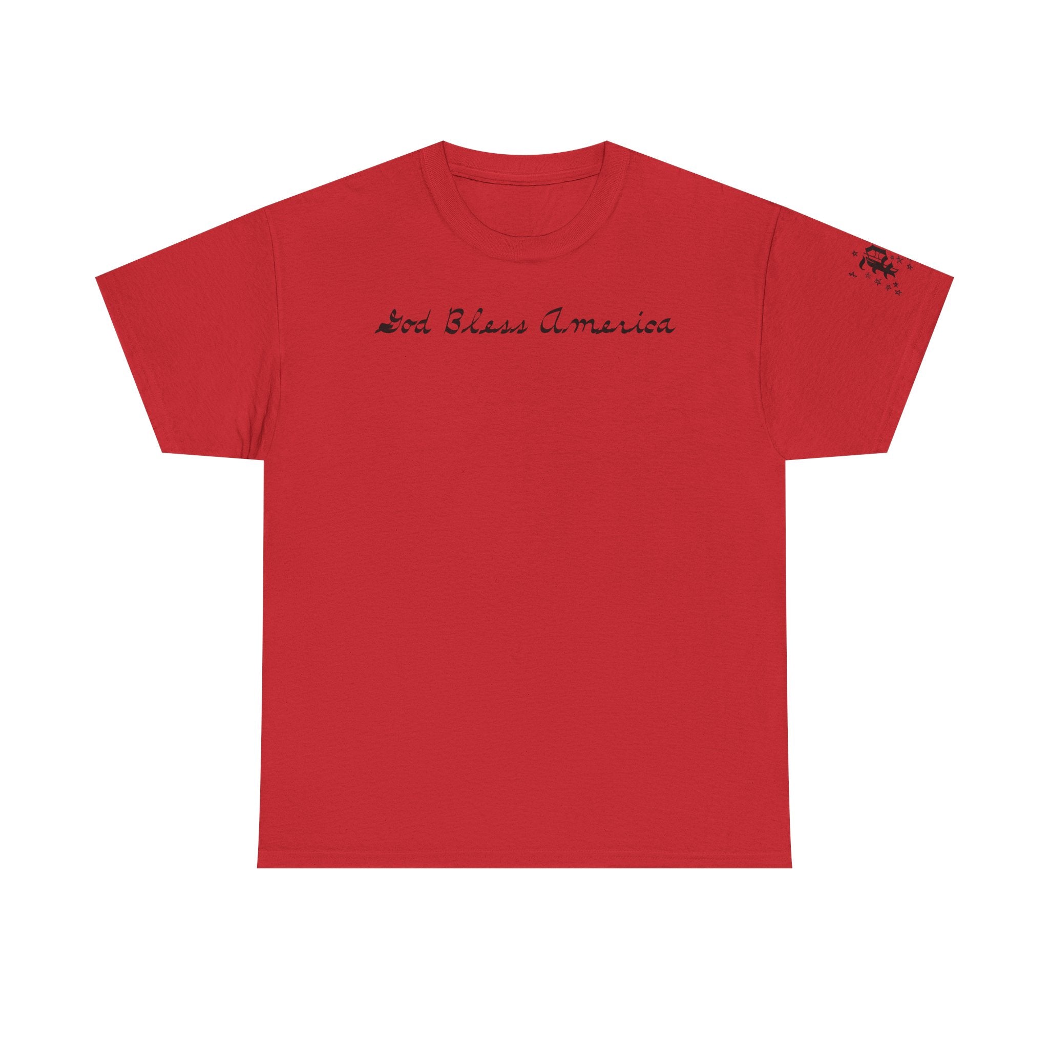 Patriotic 'God Bless America' Tee — 'We The People' Backprint 250th Celebration T-Shirt