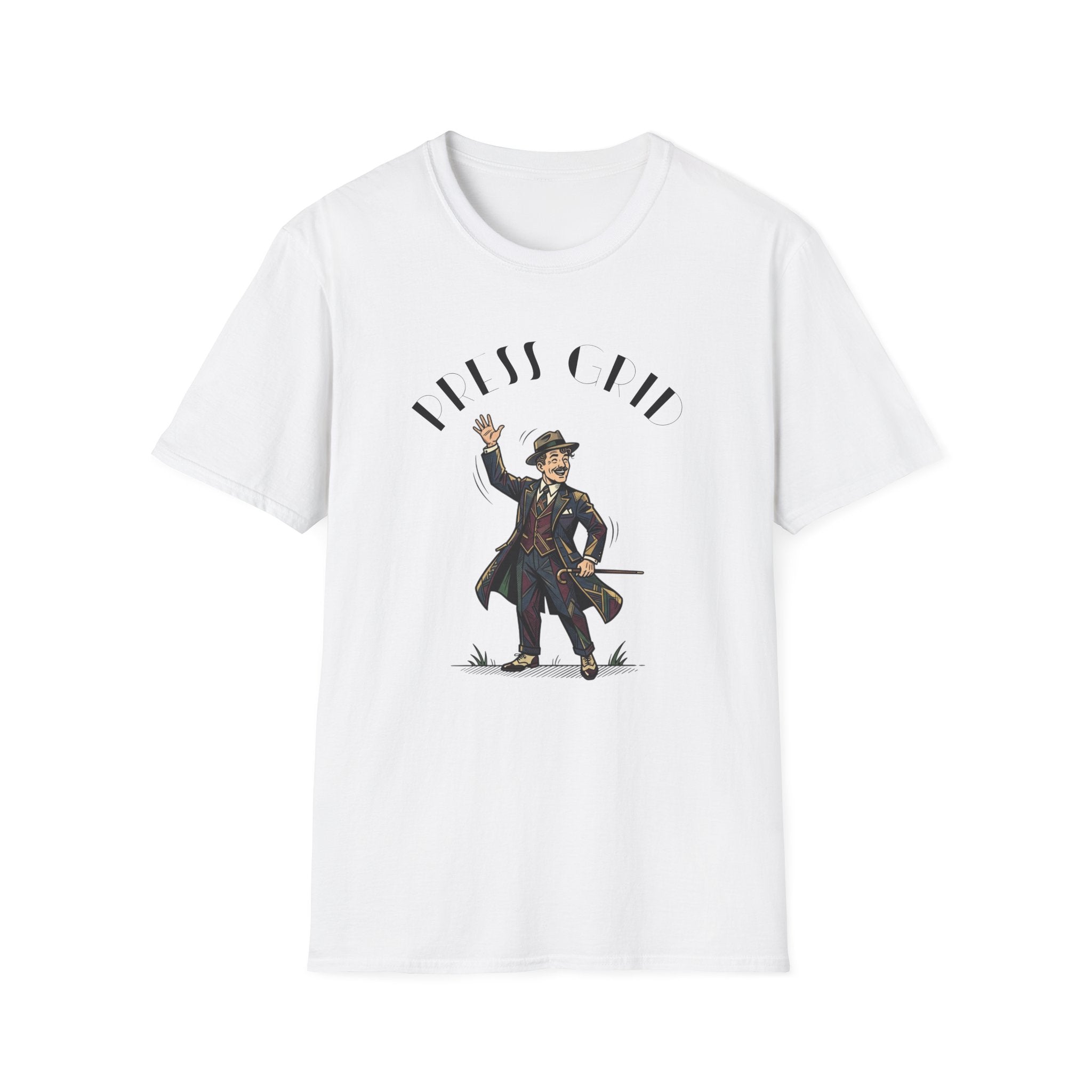 T‑Shirt — 'Miss Creep' Vintage Gentleman Illustration Tee