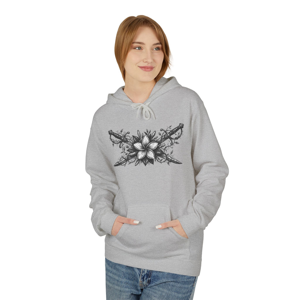 Skull & Daggers Hoodie — Gothic 'PG' Star Back Graphic