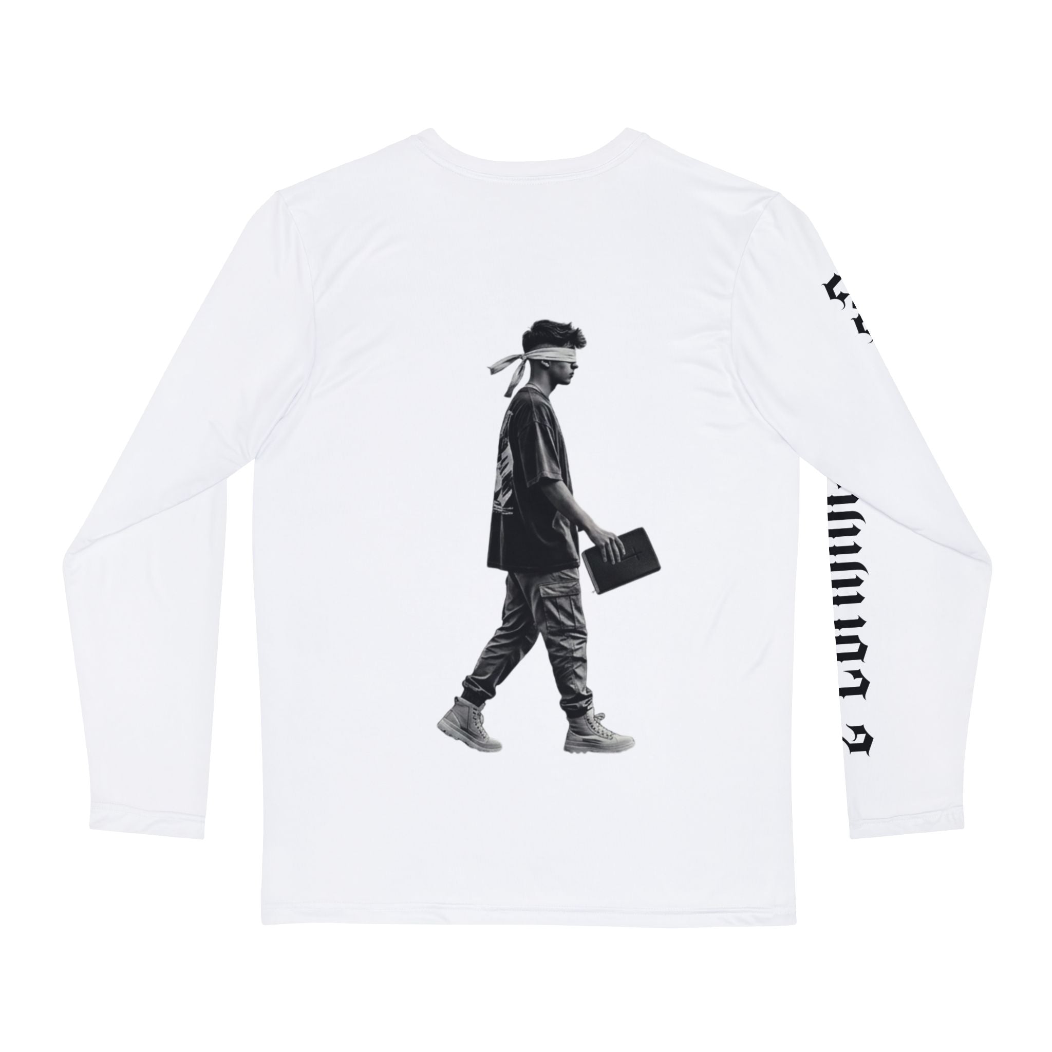 Walk by Faith Men's Long Sleeve Shirt — Press Grid Brand