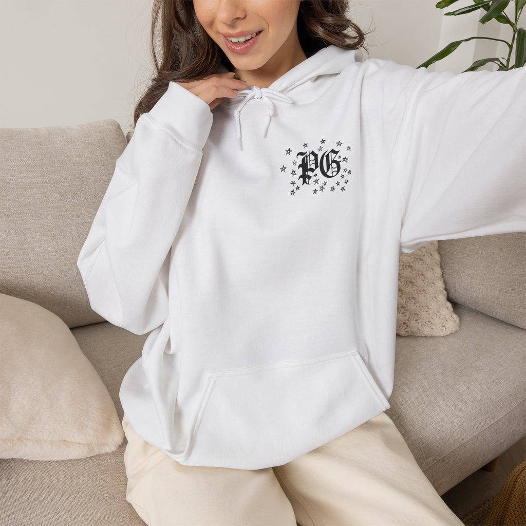 Dragon Ouroboros Hoodie — Vintage Floral Serpent Graphic Pullover
