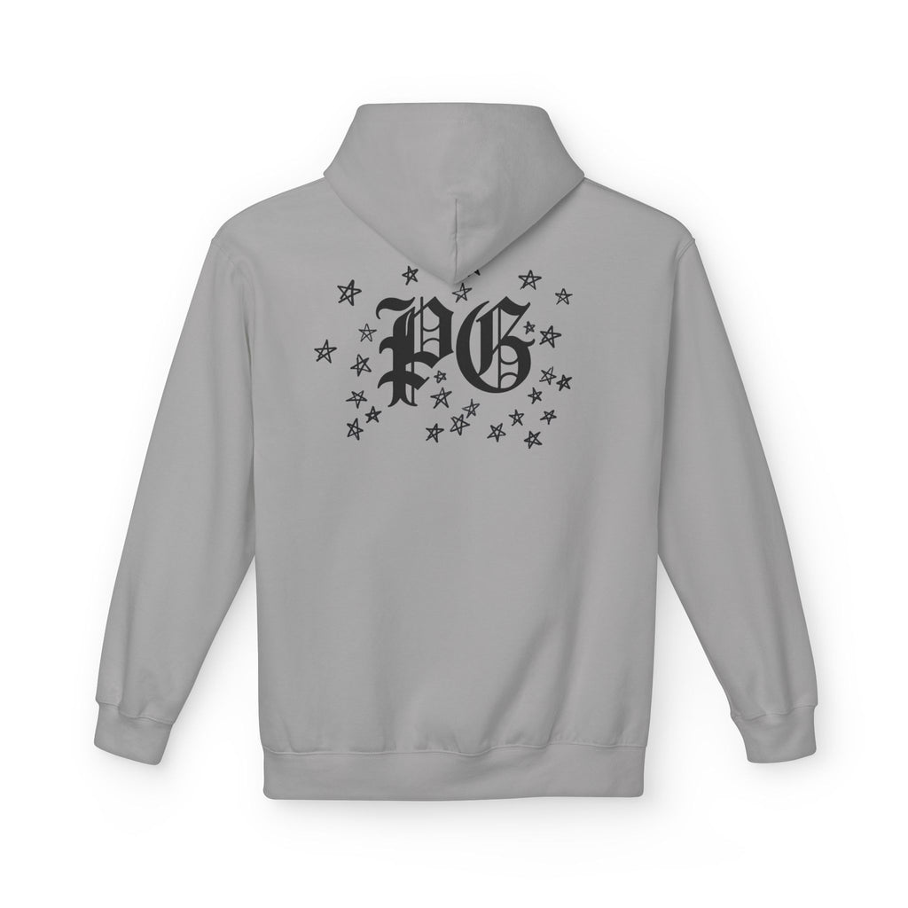 Skull & Daggers Hoodie — Gothic 'PG' Star Back Graphic