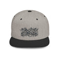 Floral Flat Bill Snapback Hat