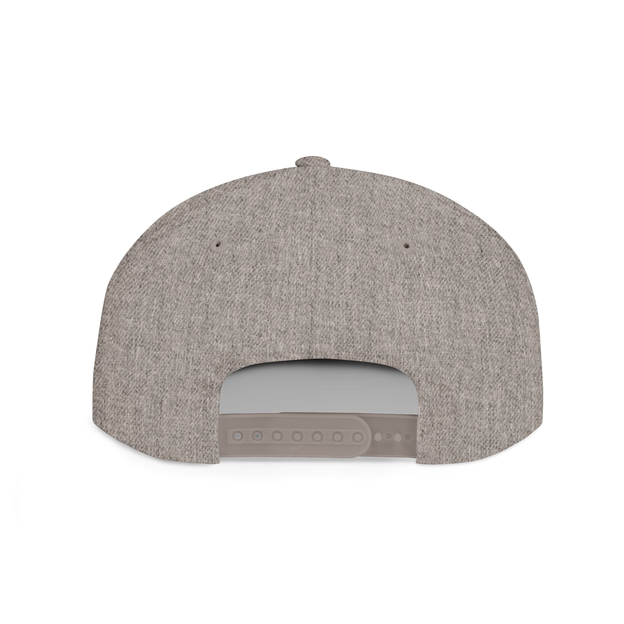 Flat Bill Snapback Hat — Gothic "PG" Monogram with Star Cluster