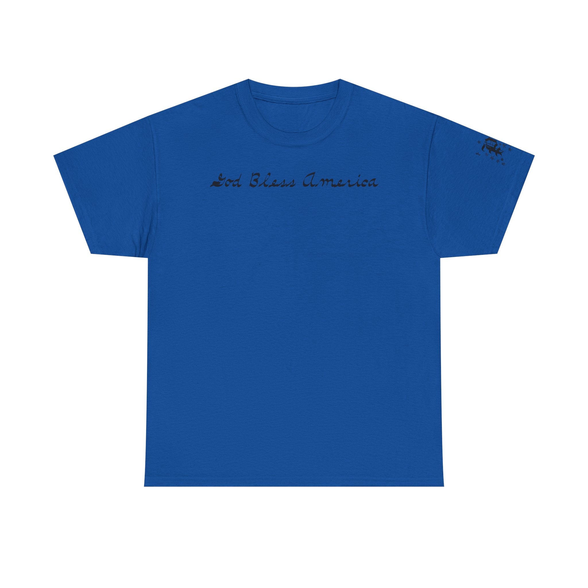 Patriotic 'God Bless America' Tee — 'We The People' Backprint 250th Celebration T-Shirt