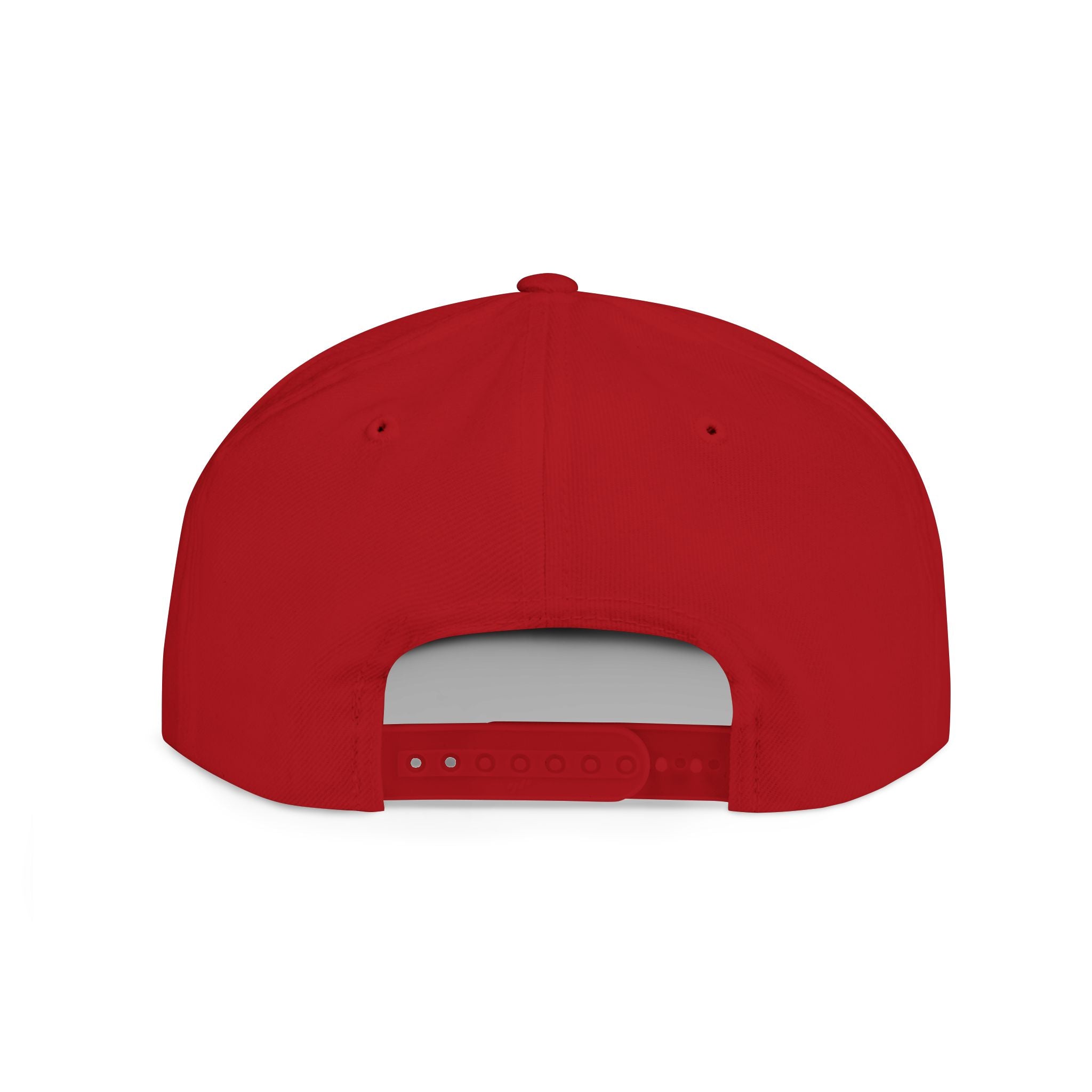 Flat Bill Snapback Hat — Gothic "PG" Monogram with Star Cluster