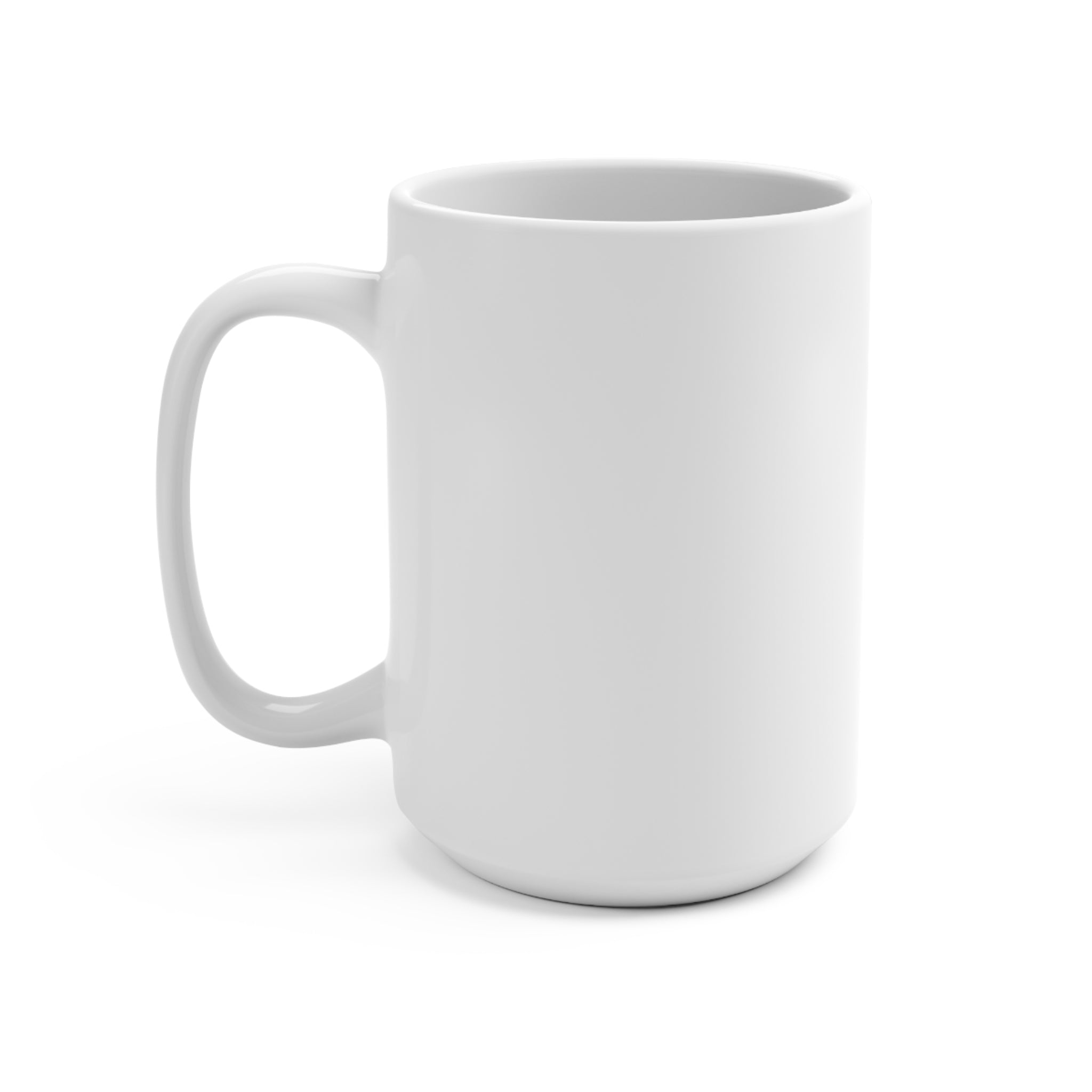 15oz Ceramic Mug — Gothic "PG" Monogram with Star Halo
