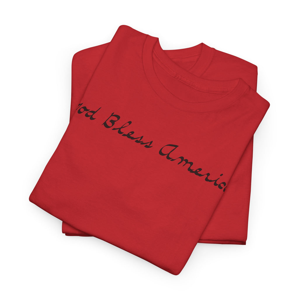 Patriotic 'God Bless America' Tee — 'We The People' Backprint 250th Celebration T-Shirt