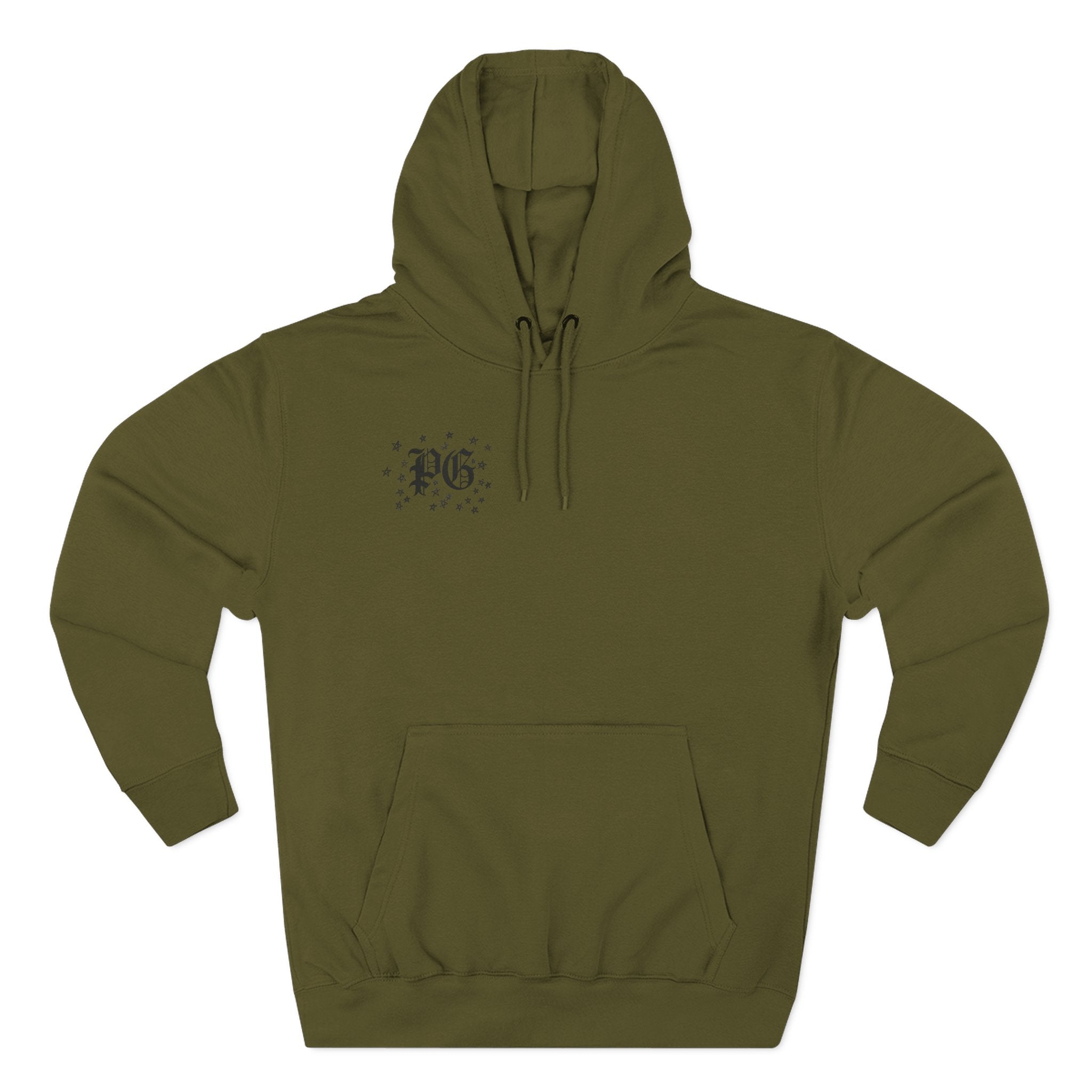 Skelly Cozy Bench Fleece Hoodie — 'Cozy Bench for Skelly' Graphic