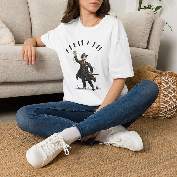 T‑Shirt — 'Press Grid' Vintage Gentleman Illustration Tee