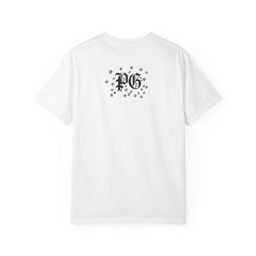 Floral Infinity T-Shirt — Gothic Rose Vine Design with ‘PG’ Back Print