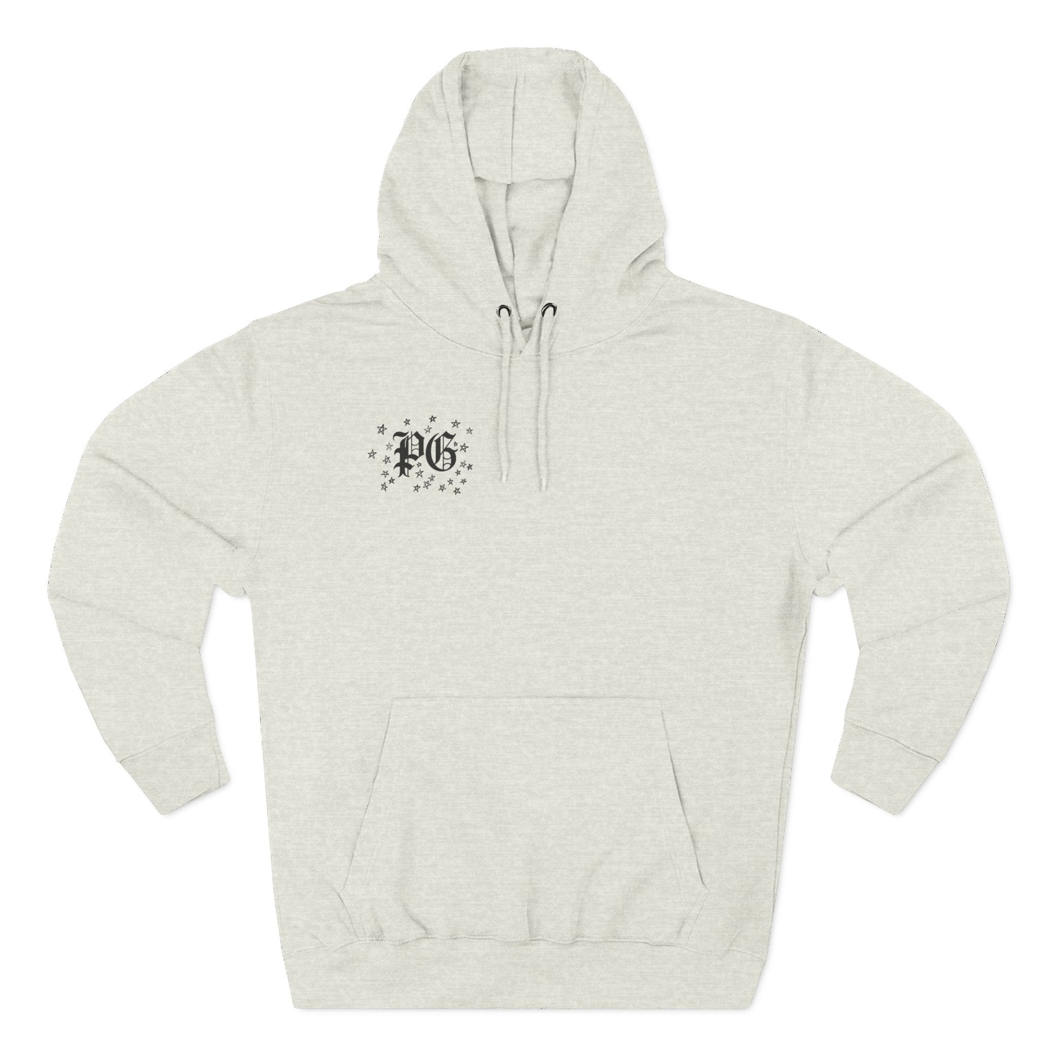 Skelly Cozy Bench Fleece Hoodie — 'Cozy Bench for Skelly' Graphic
