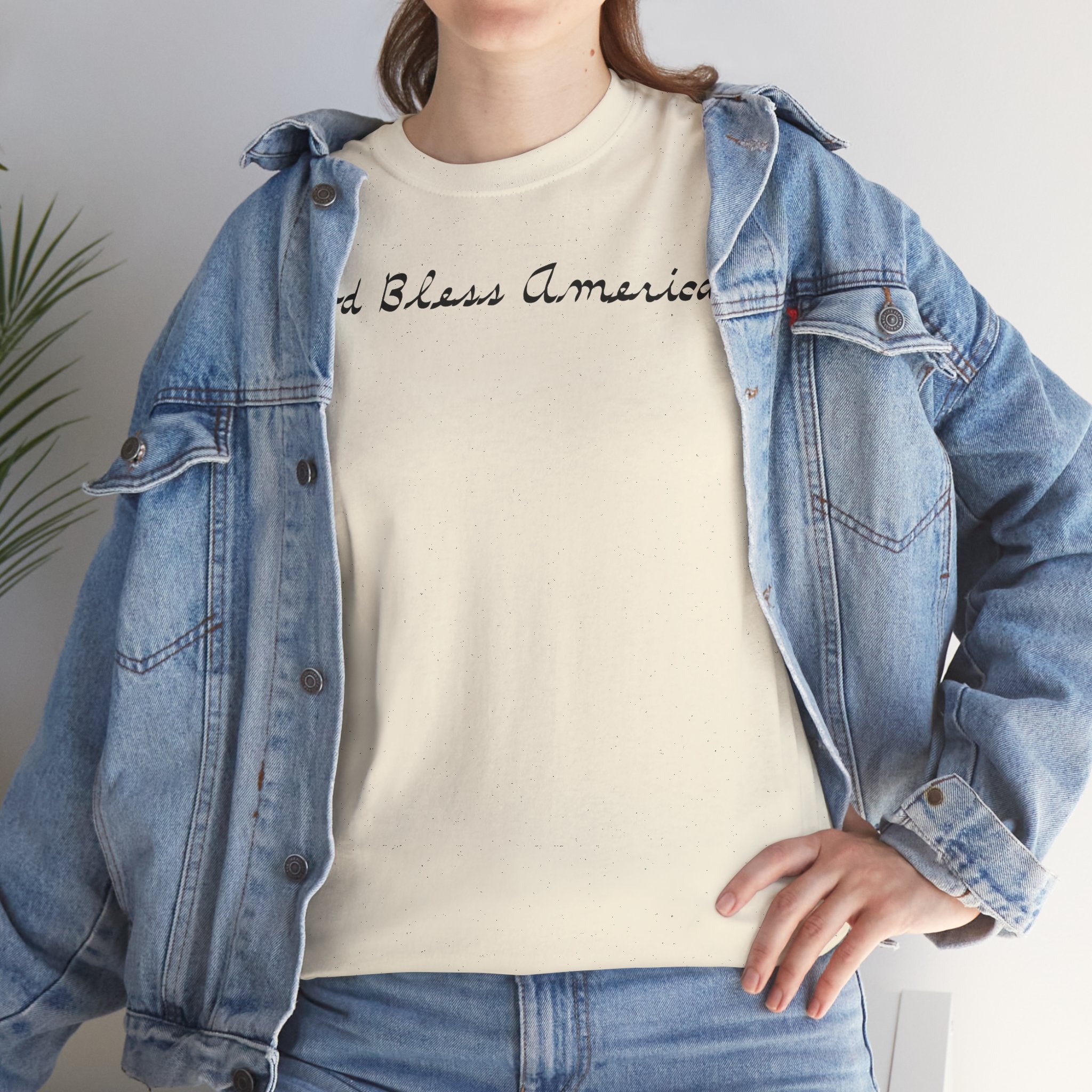 Patriotic 'God Bless America' Tee — 'We The People' Backprint 250th Celebration T-Shirt