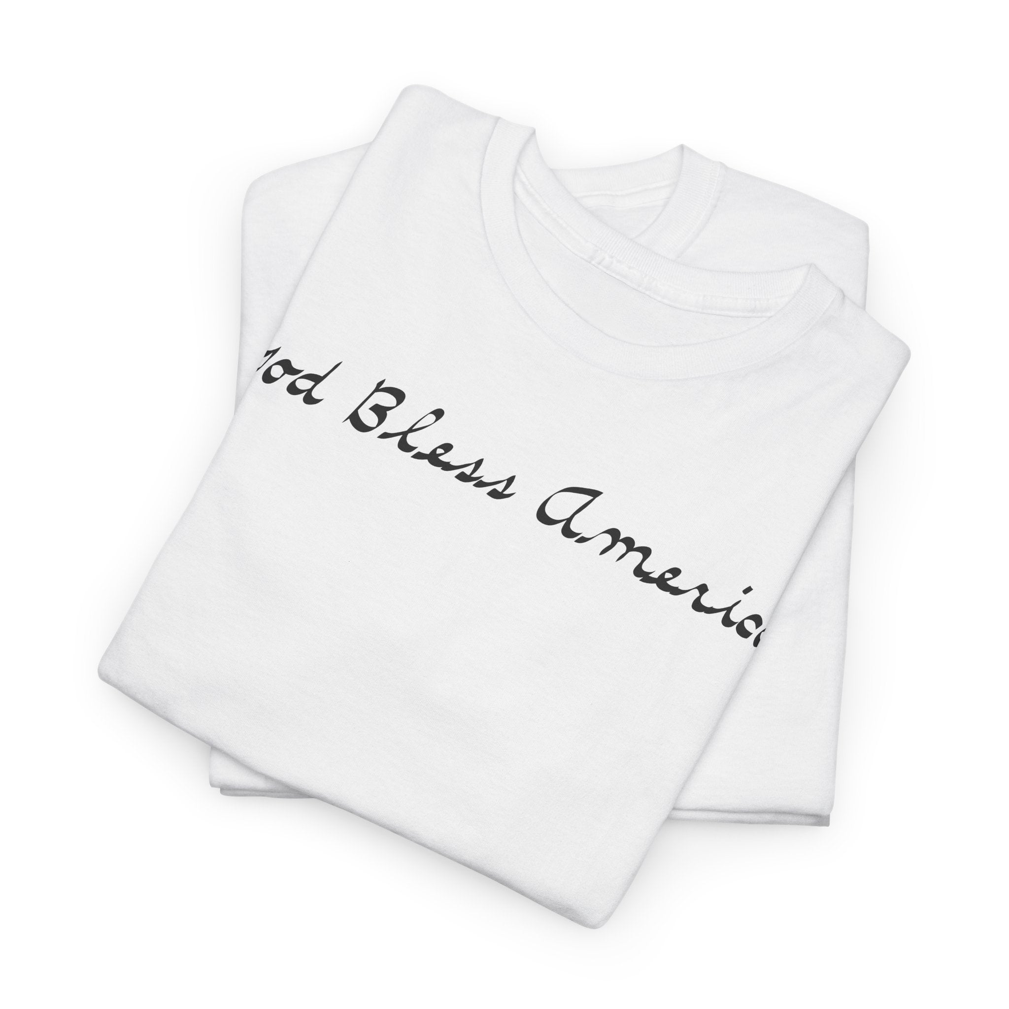 Patriotic 'God Bless America' Tee — 'We The People' Backprint 250th Celebration T-Shirt