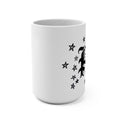 15oz Ceramic Mug — Gothic "PG" Monogram with Star Halo