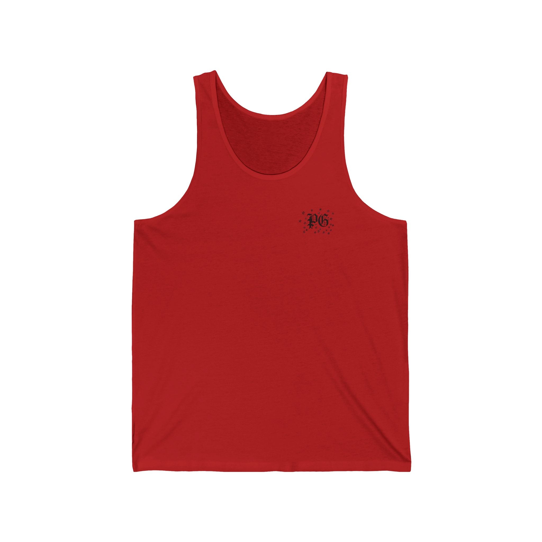 Dragon Floral Tank Top — Mystical Dragon Wreath Graphic Jersey Tank