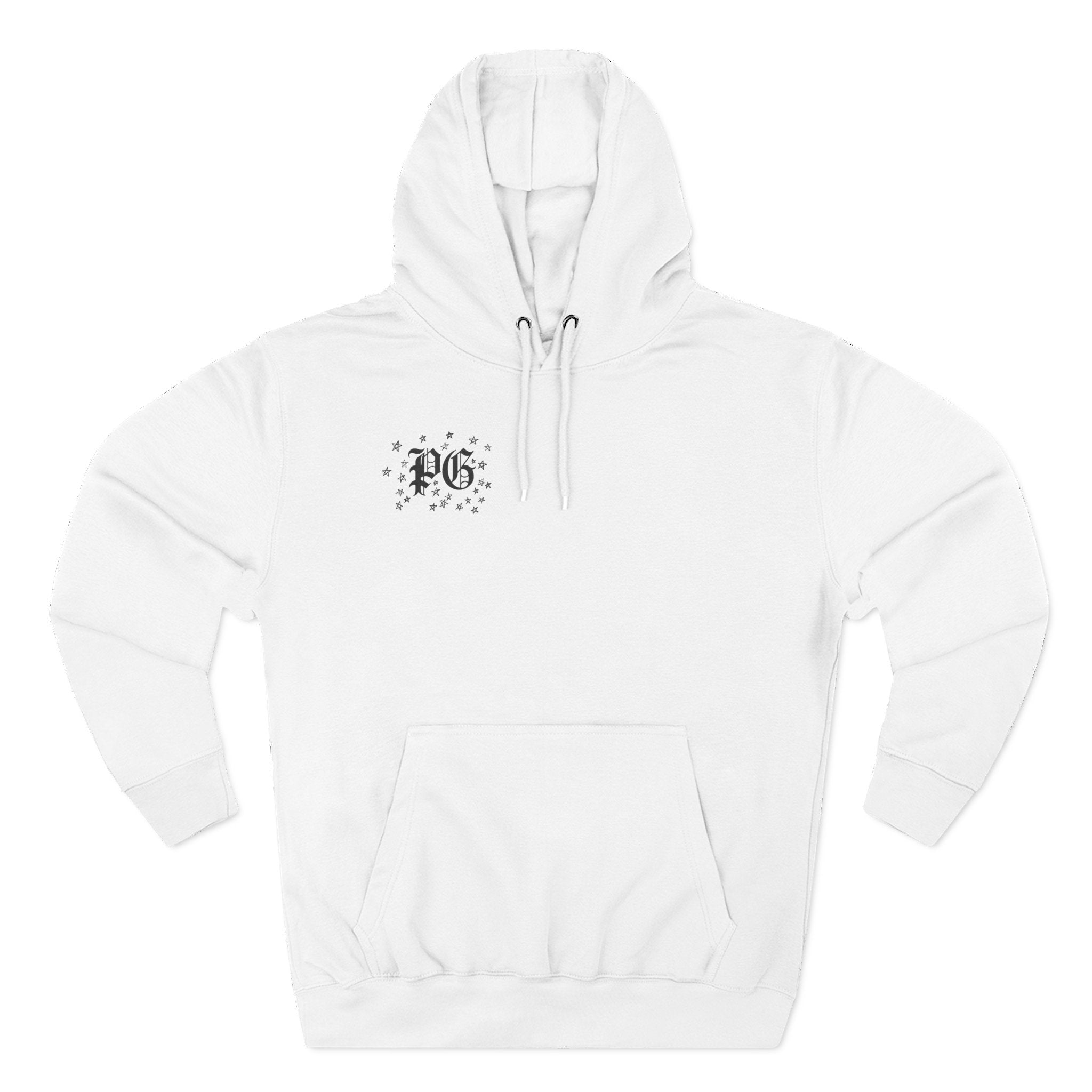 Skelly Cozy Bench Fleece Hoodie — 'Cozy Bench for Skelly' Graphic