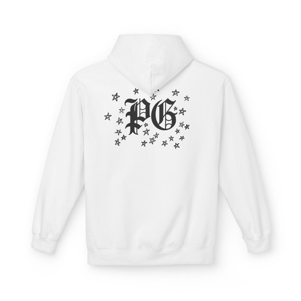 Skull & Daggers Hoodie — Gothic 'PG' Star Back Graphic