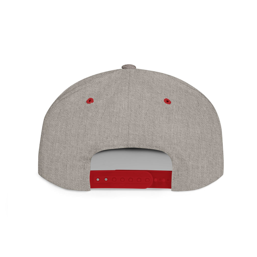 Floral Flat Bill Snapback Hat