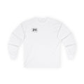Long Sleeve Tee — Black Floral Vine Infinity Graphic