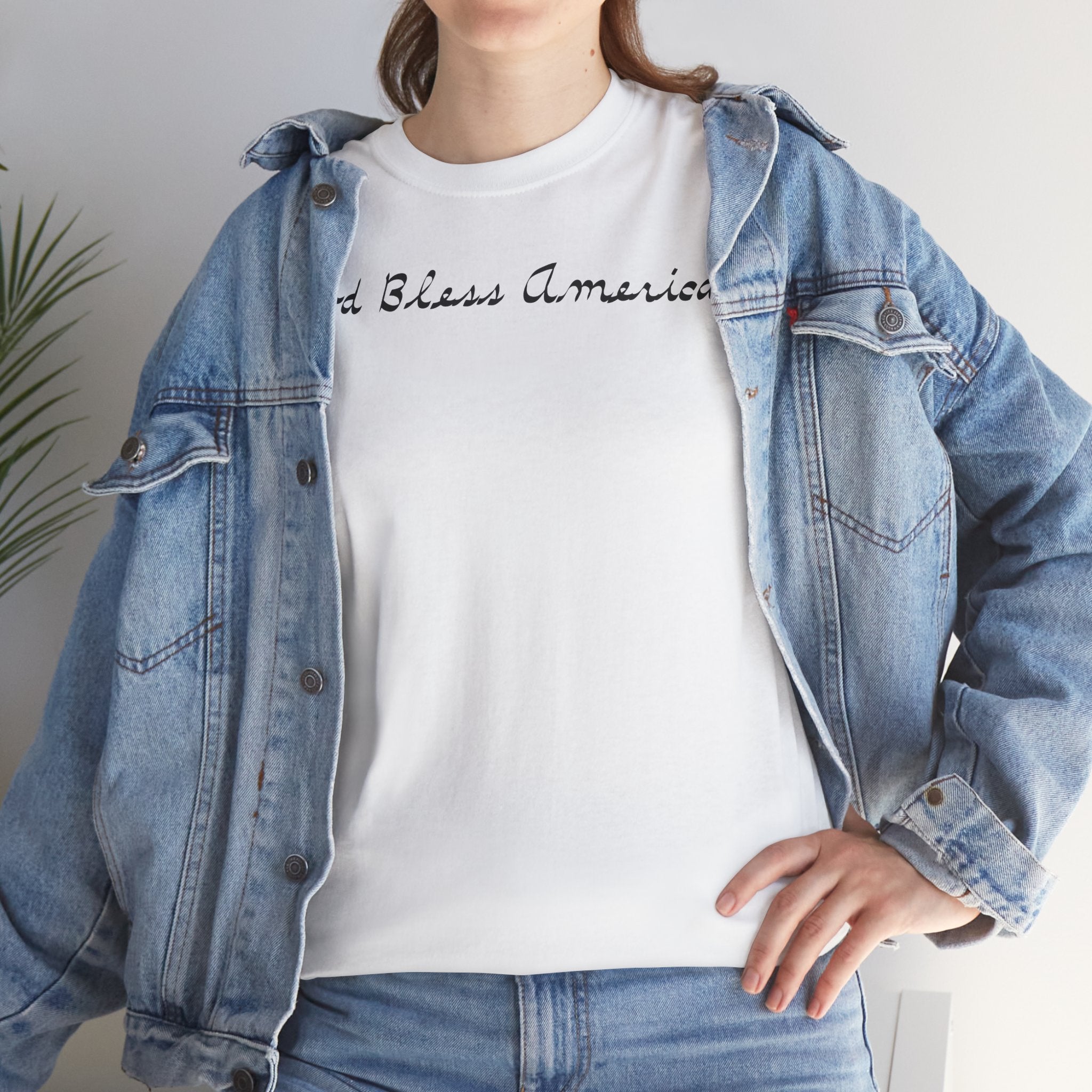 Patriotic 'God Bless America' Tee — 'We The People' Backprint 250th Celebration T-Shirt