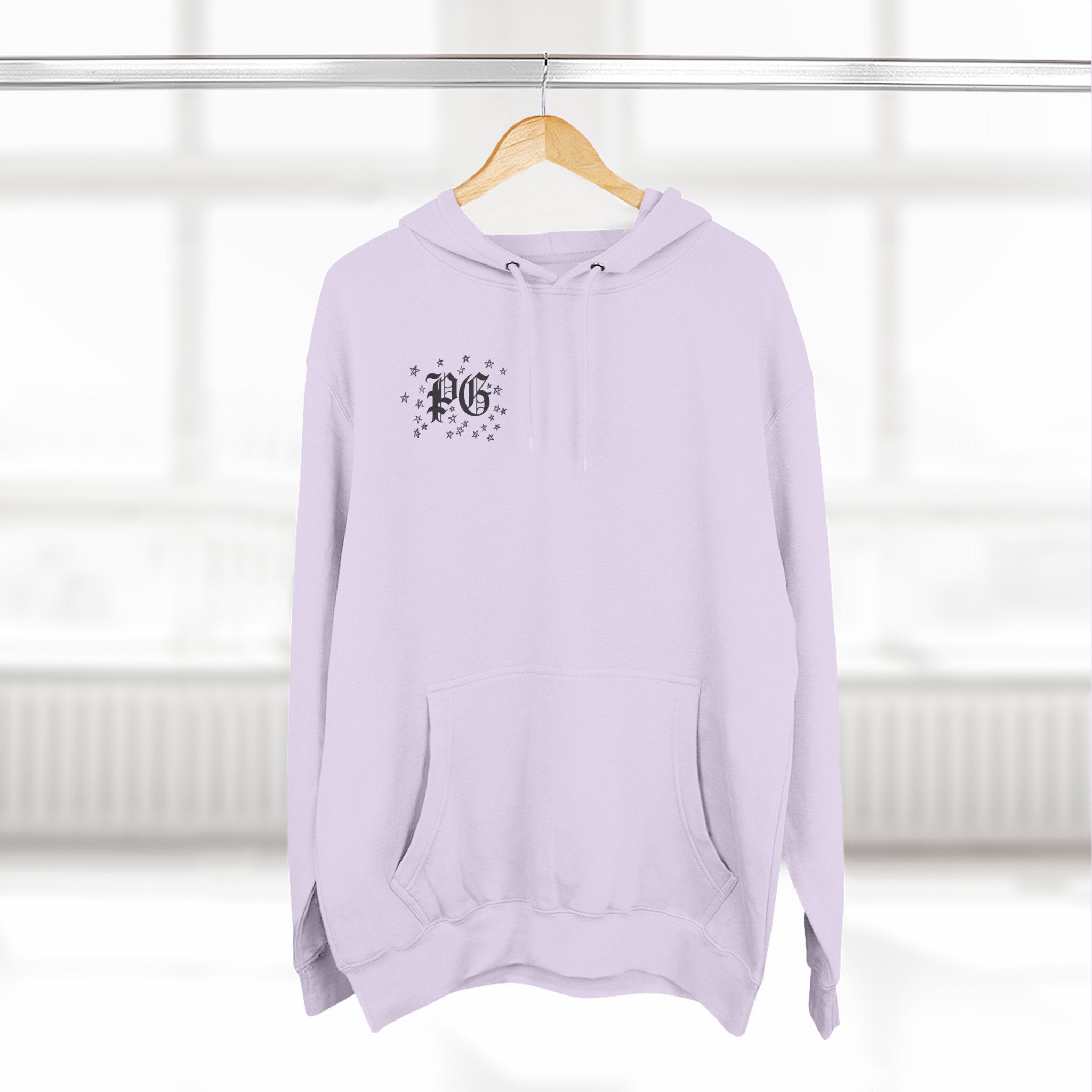Skelly Cozy Bench Fleece Hoodie — 'Cozy Bench for Skelly' Graphic