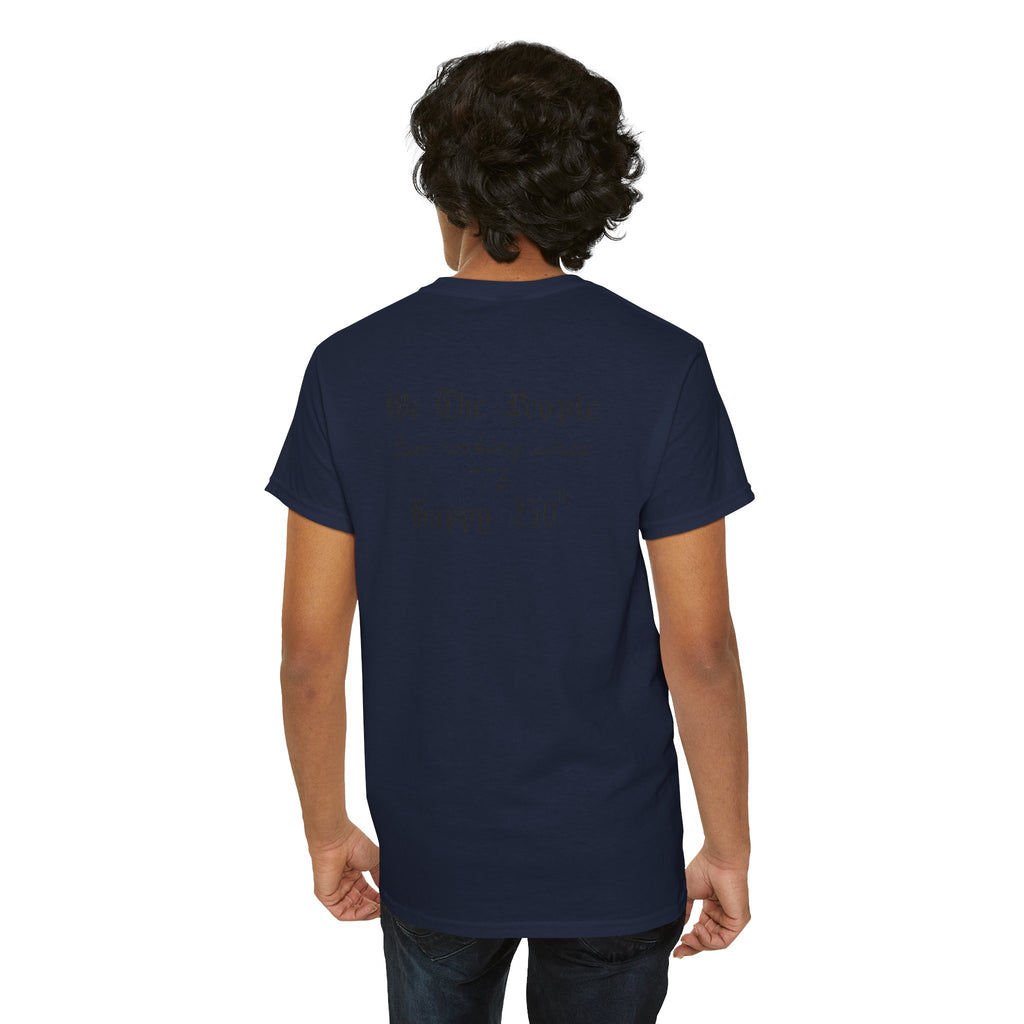 Patriotic 'God Bless America' Tee — 'We The People' Backprint 250th Celebration T-Shirt