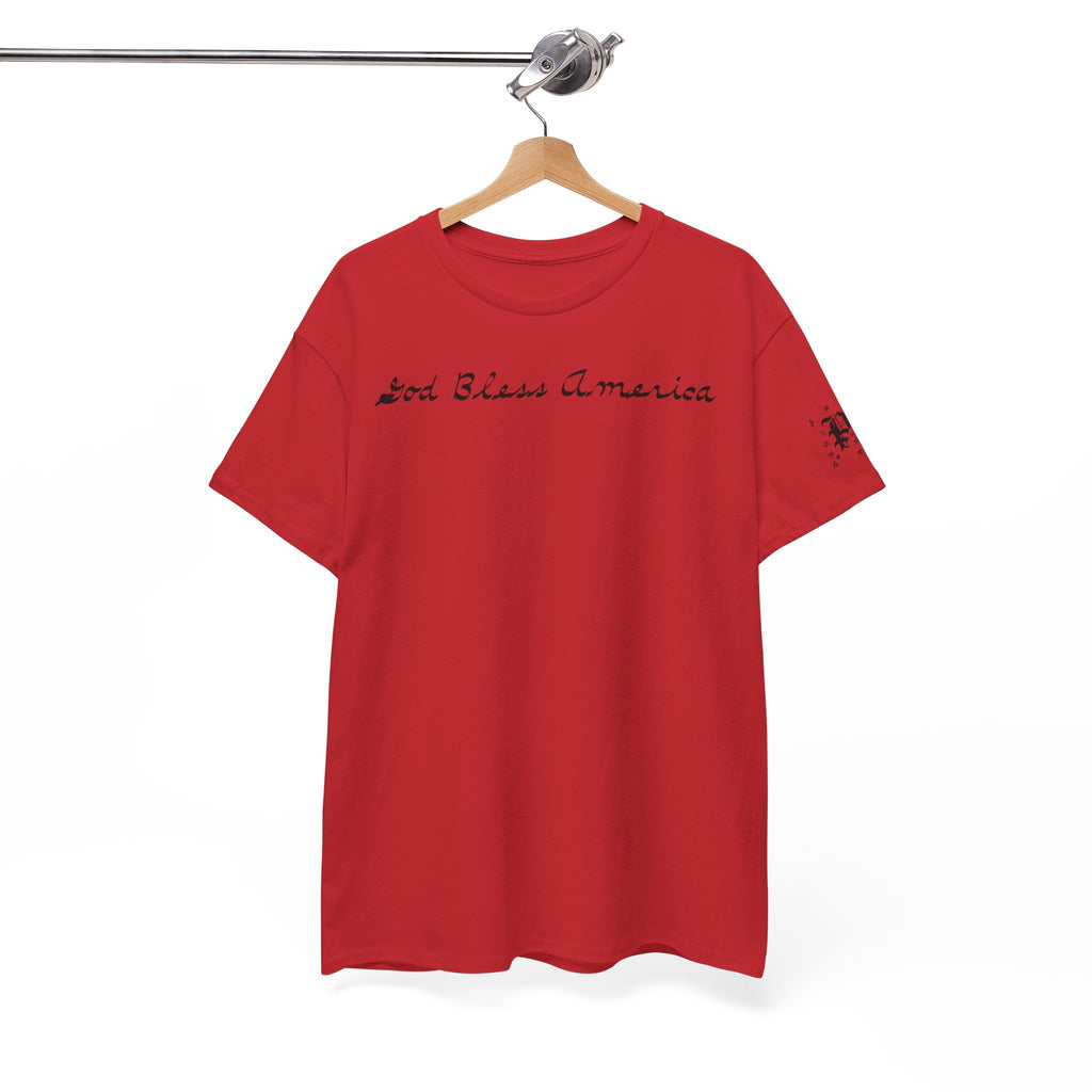 Patriotic 'God Bless America' Tee — 'We The People' Backprint 250th Celebration T-Shirt