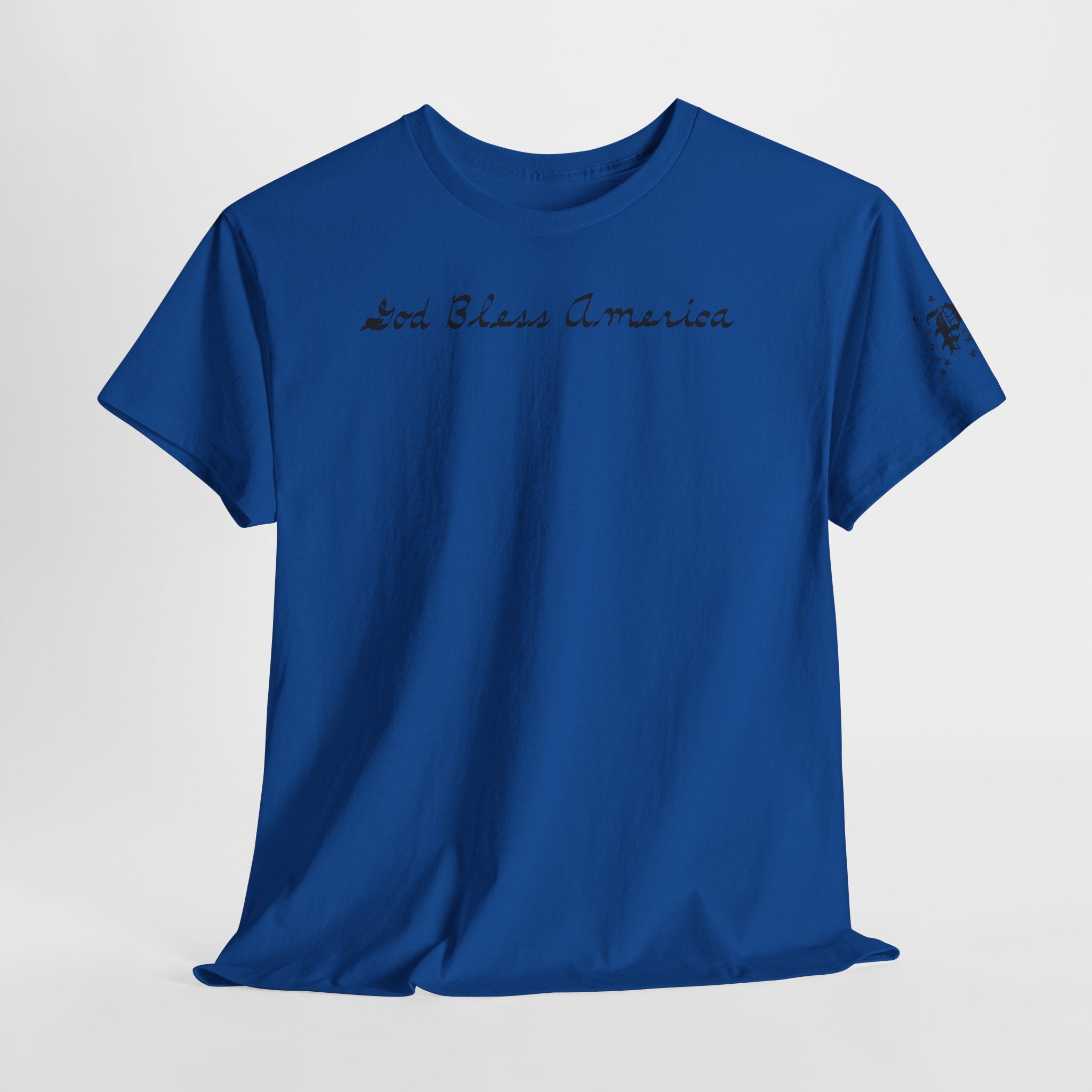 Patriotic 'God Bless America' Tee — 'We The People' Backprint 250th Celebration T-Shirt