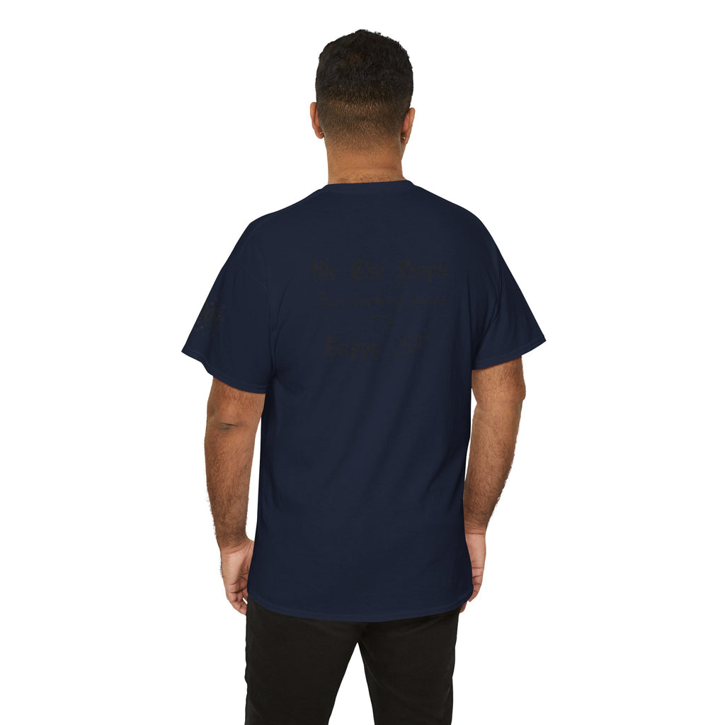 Patriotic 'God Bless America' Tee — 'We The People' Backprint 250th Celebration T-Shirt