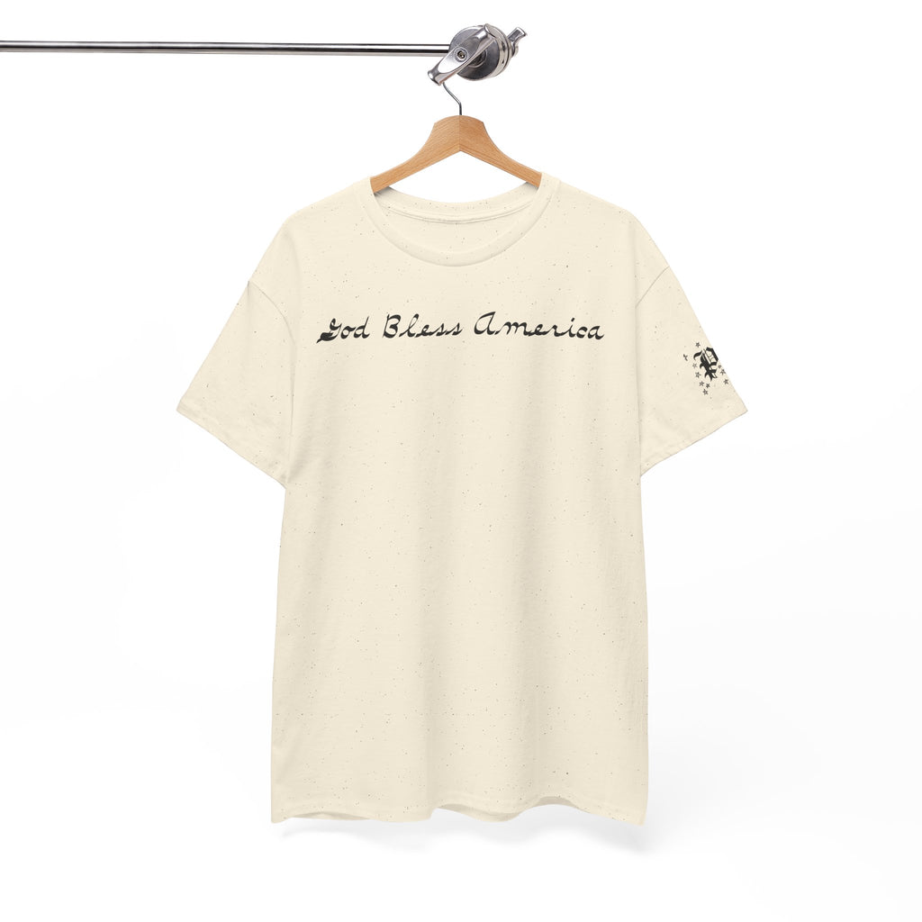 Patriotic 'God Bless America' Tee — 'We The People' Backprint 250th Celebration T-Shirt