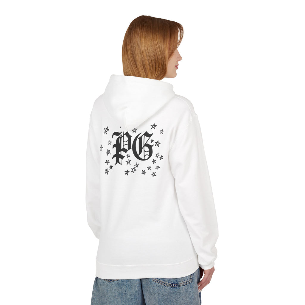 Skull & Daggers Hoodie — Gothic 'PG' Star Back Graphic