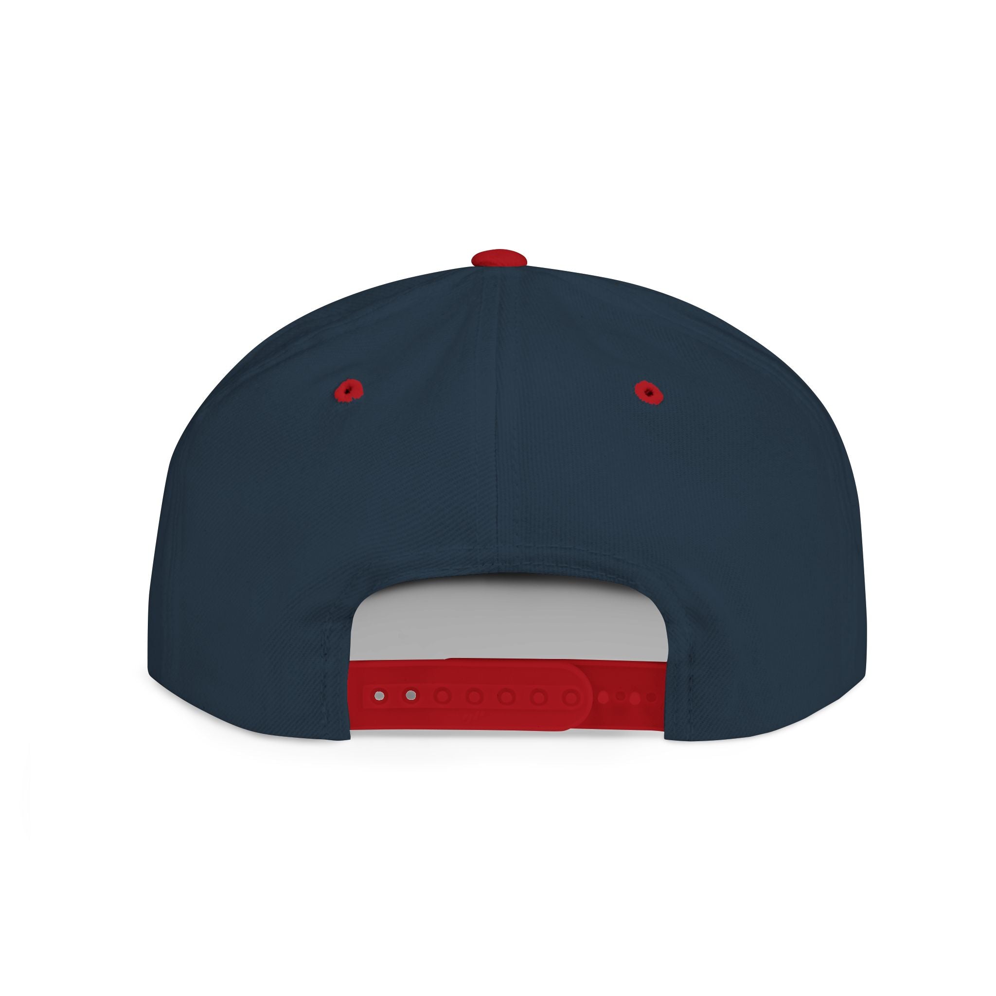 Flat Bill Snapback Hat — Gothic "PG" Monogram with Star Cluster