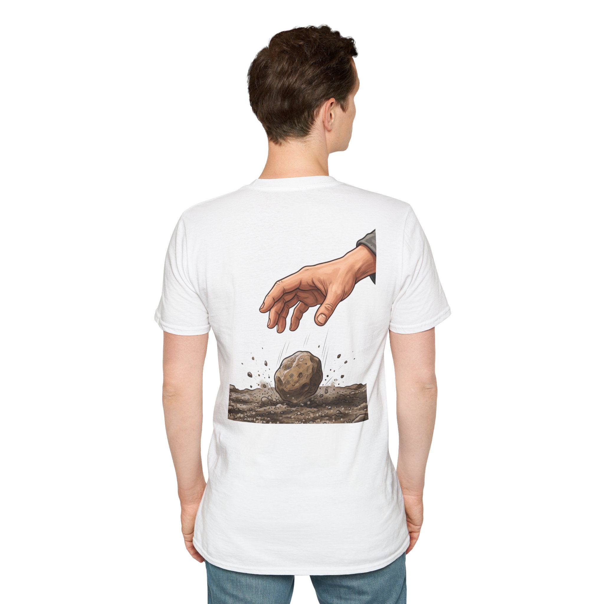T-Shirt — John 8:7 Vintage Scripture Tee