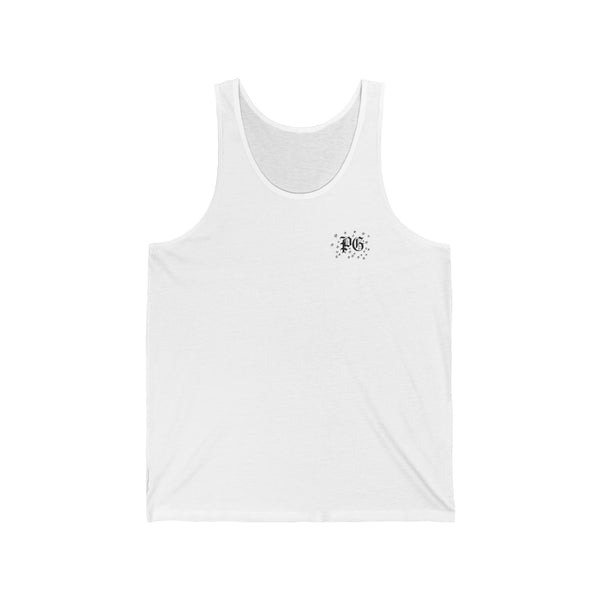 Dragon Floral Tank Top — Mystical Dragon Wreath Graphic Jersey Tank