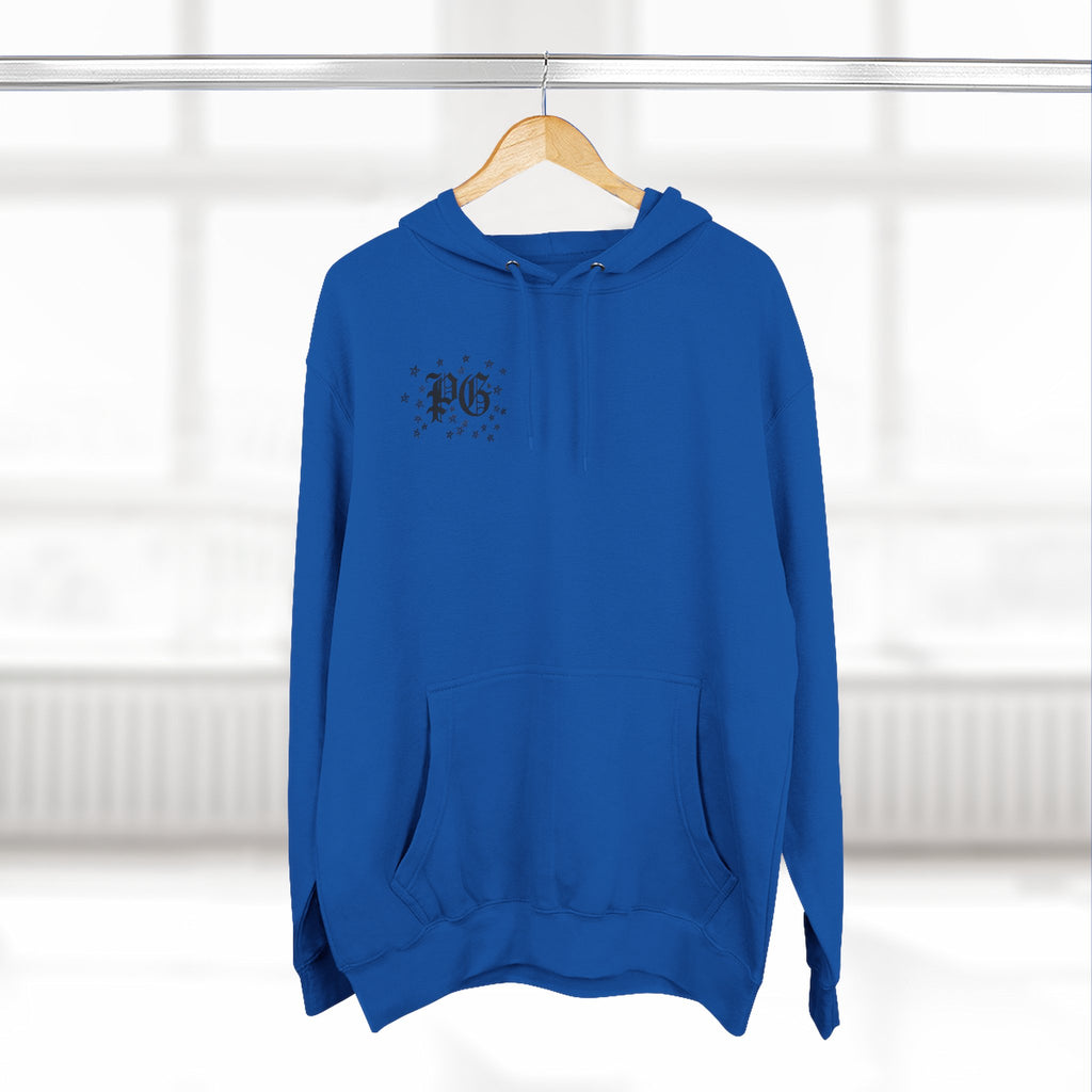 Skelly Cozy Bench Fleece Hoodie — 'Cozy Bench for Skelly' Graphic
