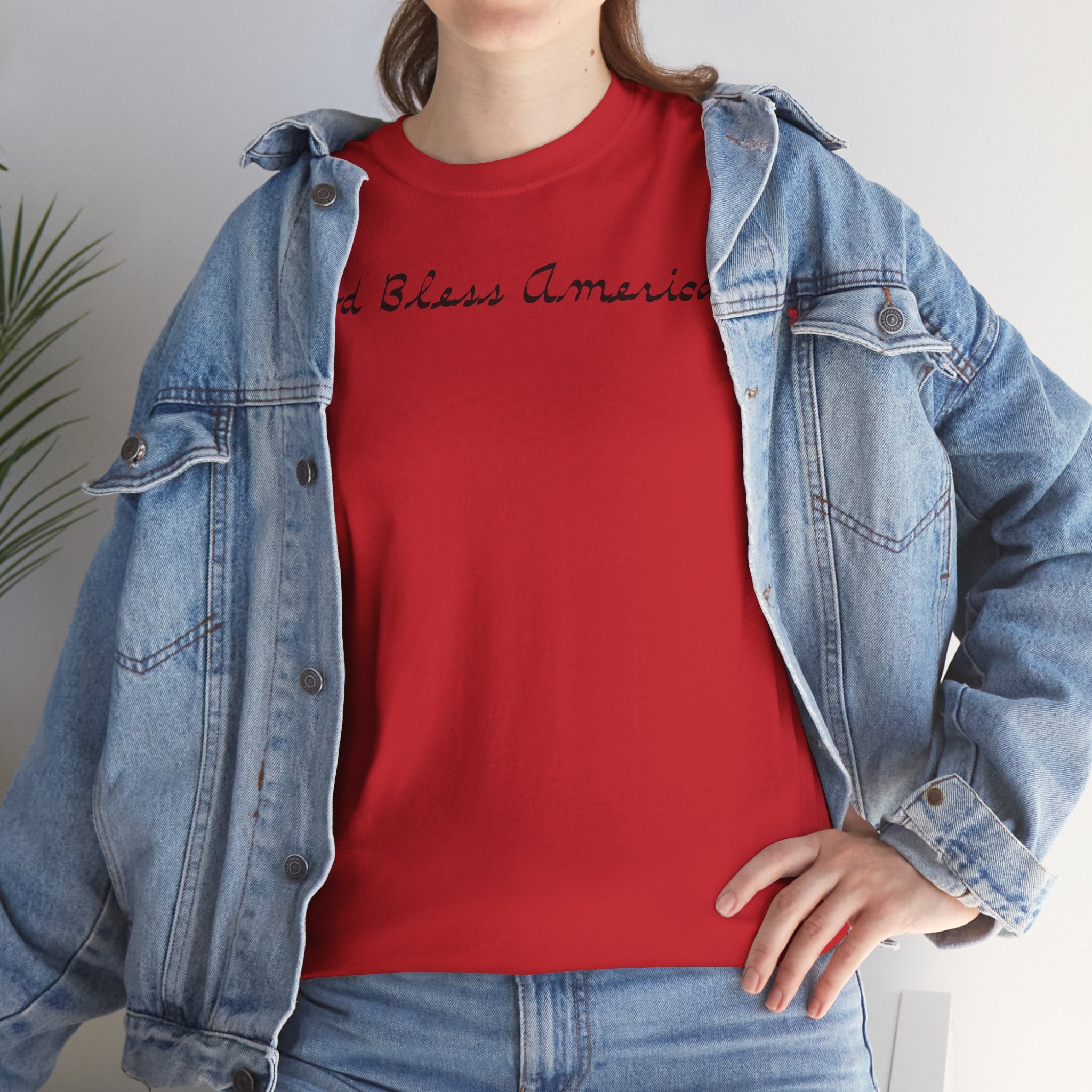 Patriotic 'God Bless America' Tee — 'We The People' Backprint 250th Celebration T-Shirt